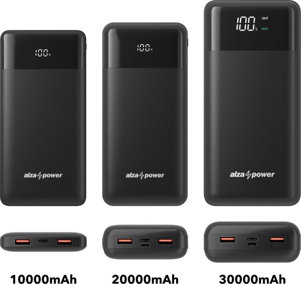 AlzaPower Parade 20000mAh Power Delivery (22,5W) černá - Image 6